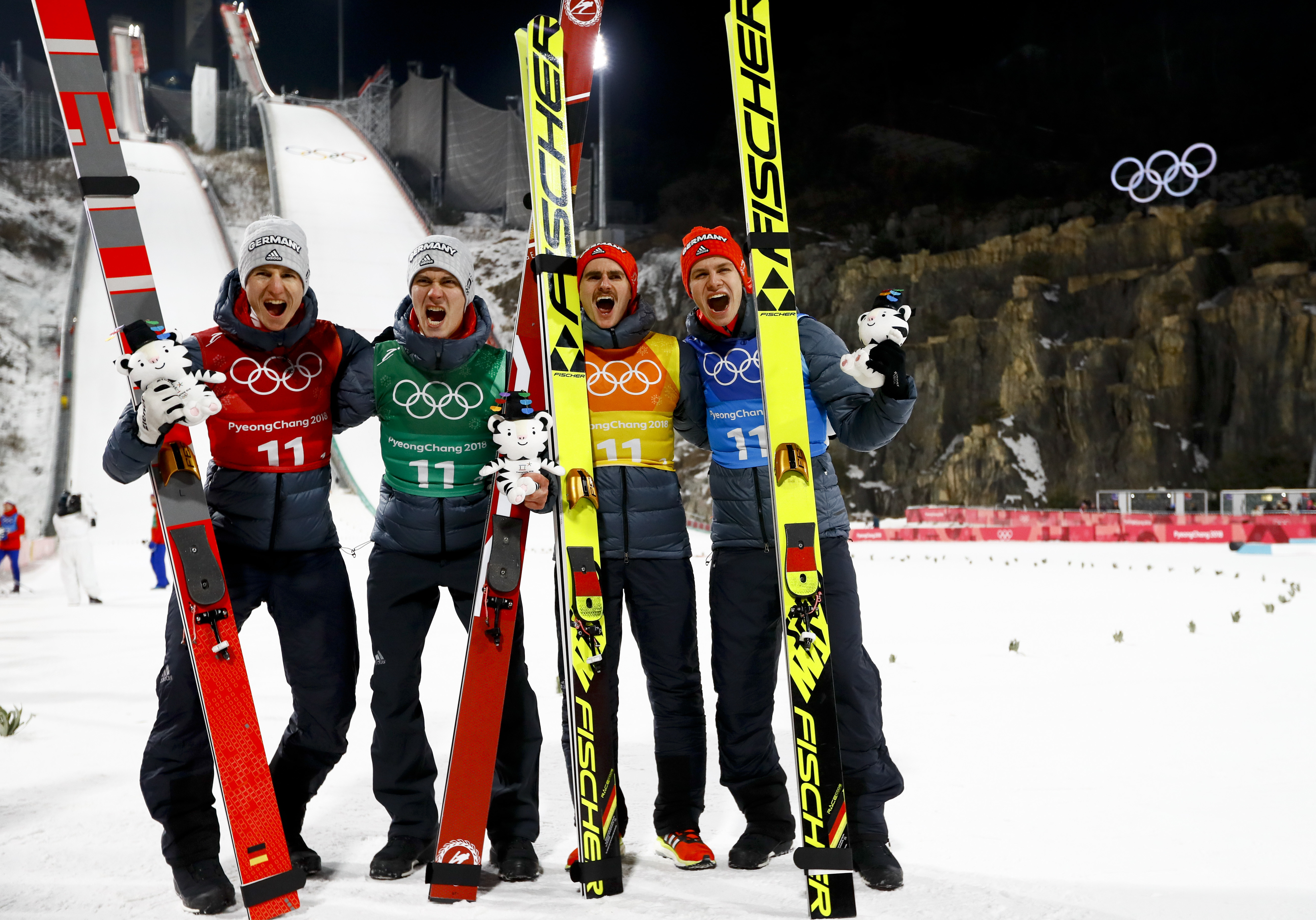 Johansson leads Norway to Olympic ski jumping team title