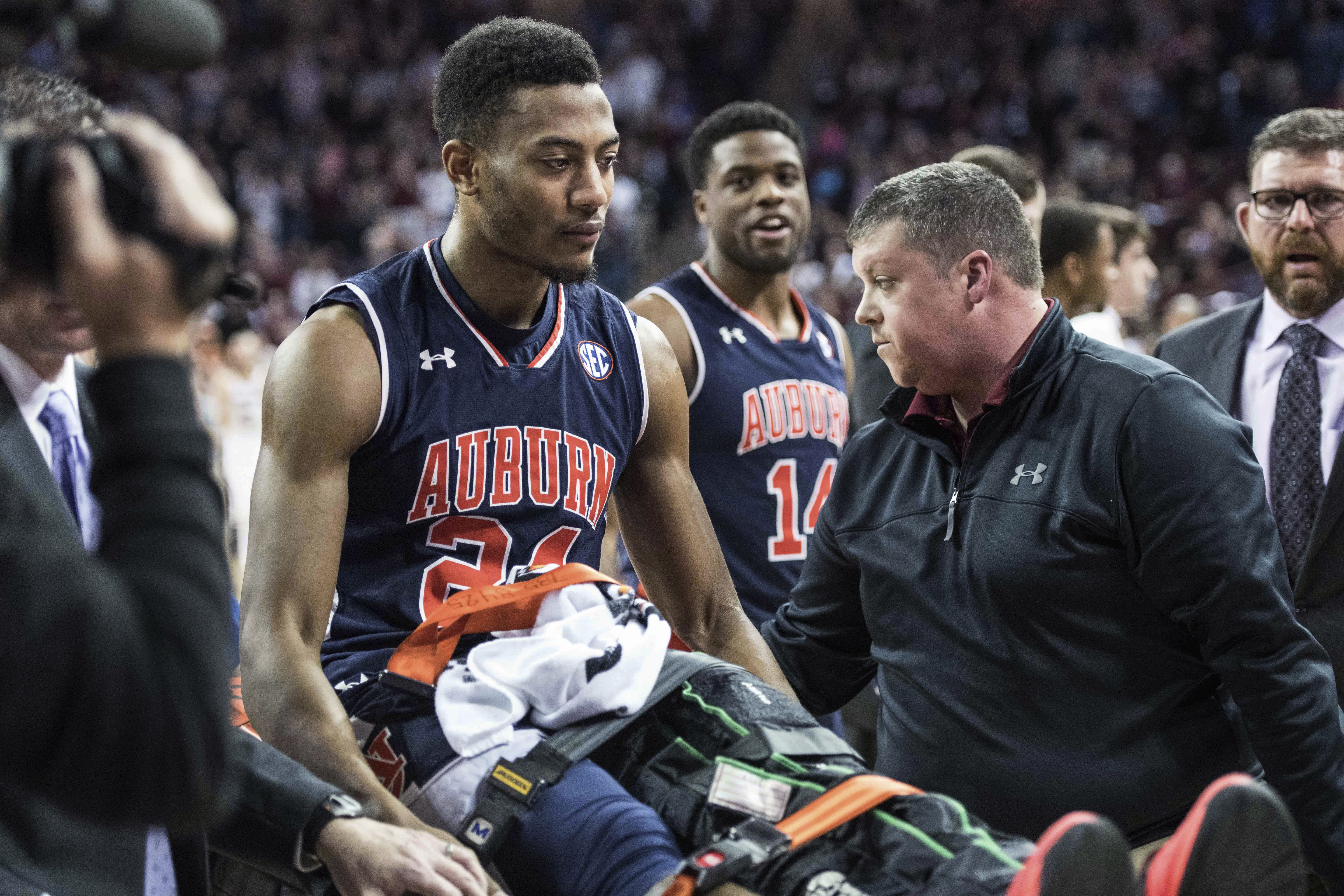 Pearl, Auburn entering stretch run without another big man