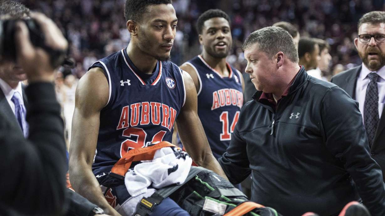 Pearl, Auburn entering stretch run without another big man