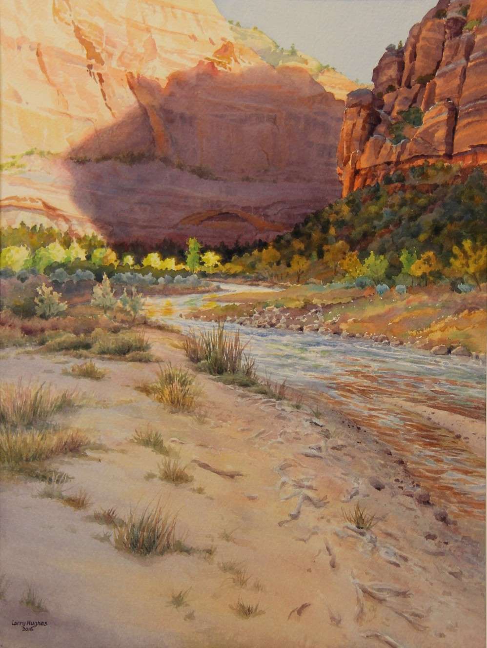 Larry Hughes' "Serenity" was produced under the Zion Artist-in-Residence program in October and November 2016. (Photo: Larry Hughes)