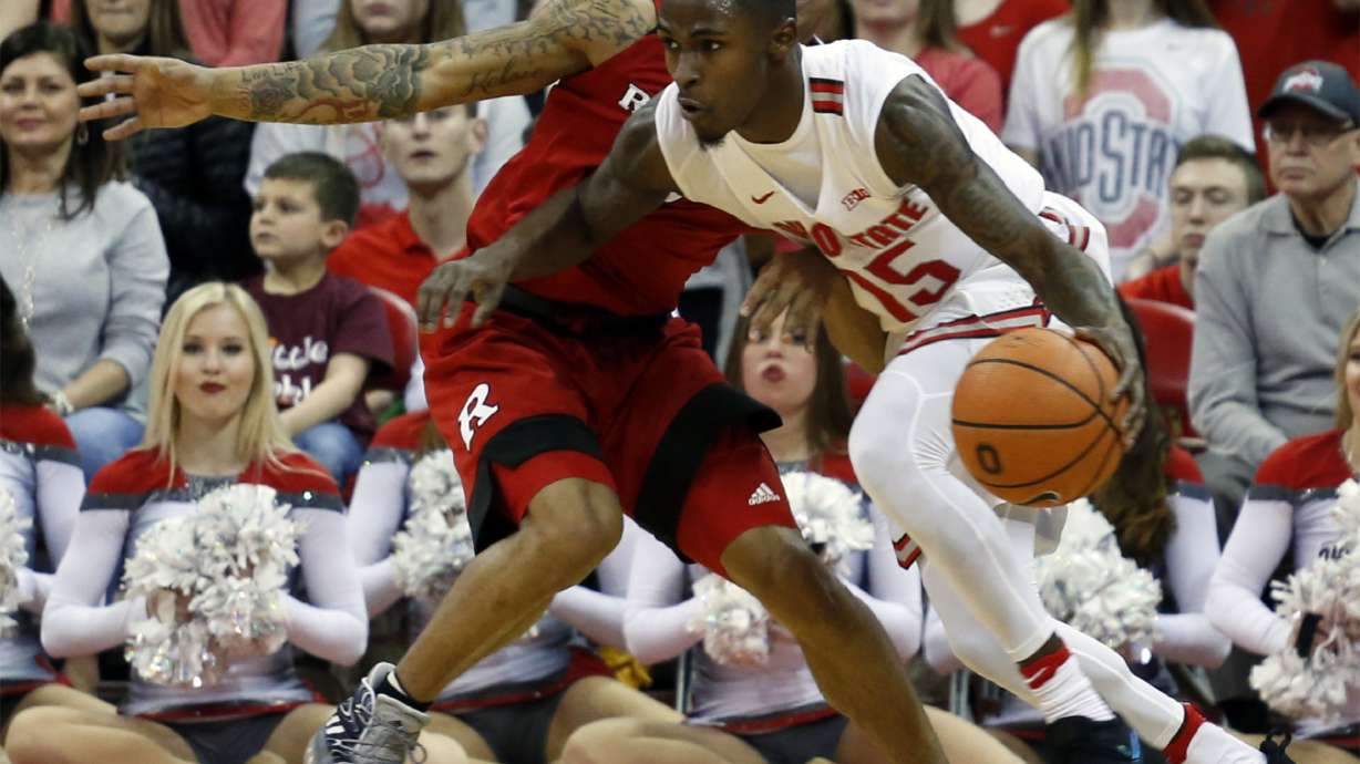 Jackson scores 18 as No. 16 Ohio State routs Rutgers 79-52