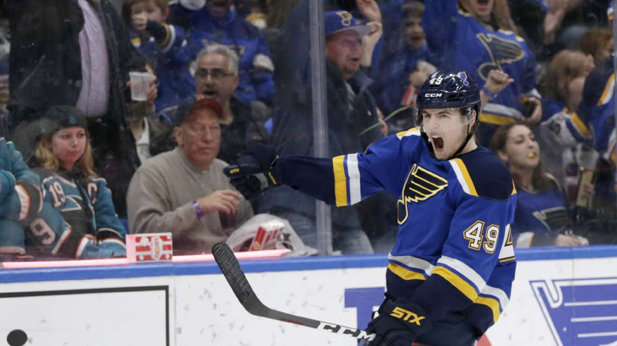 Couture, Boedker send Sharks to 3-2 win over Blues