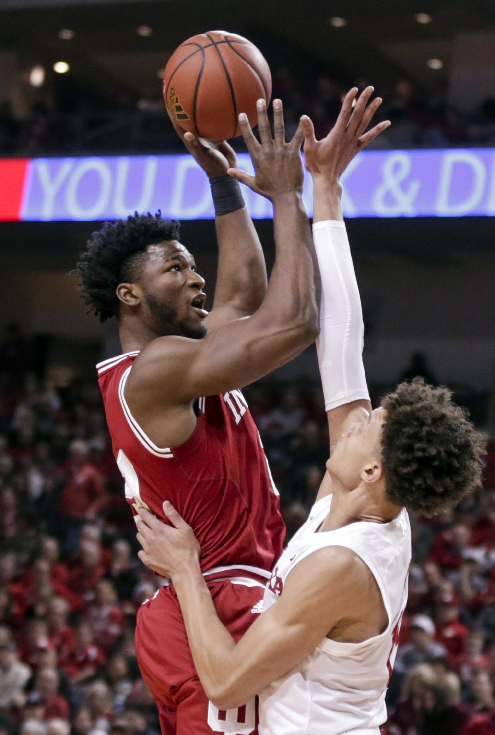 Palmer leads Nebraska to 66-57 win over Indiana