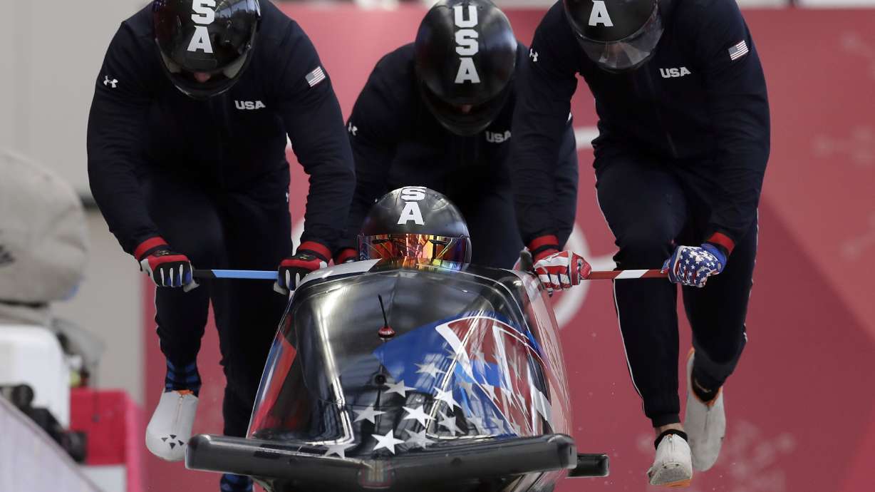 US starts 4-man bobsled training, with some optimism