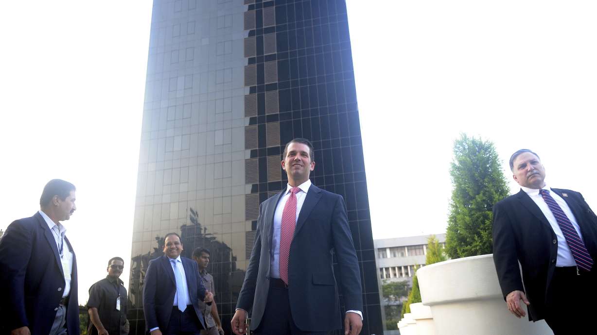 Indian partners hawk dinner talk with Trump Jr for $39,000