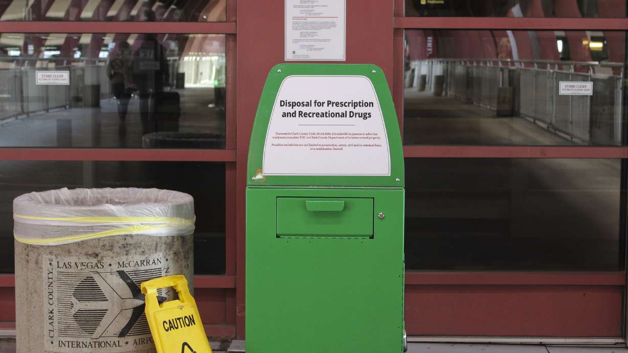 Forgot about that joint? Vegas airport lets people dump pot