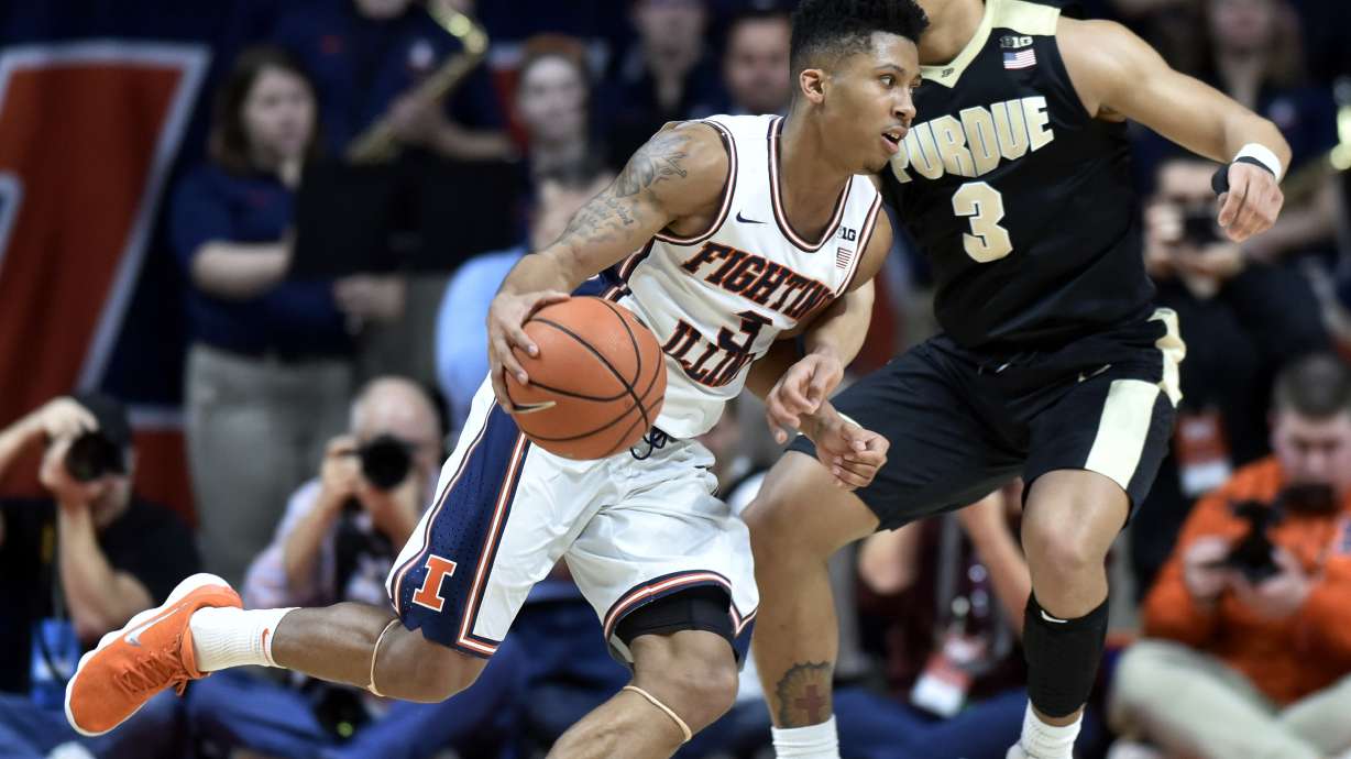 Edwards scores 40 points, No. 9 Purdue beats Illinois 93-86