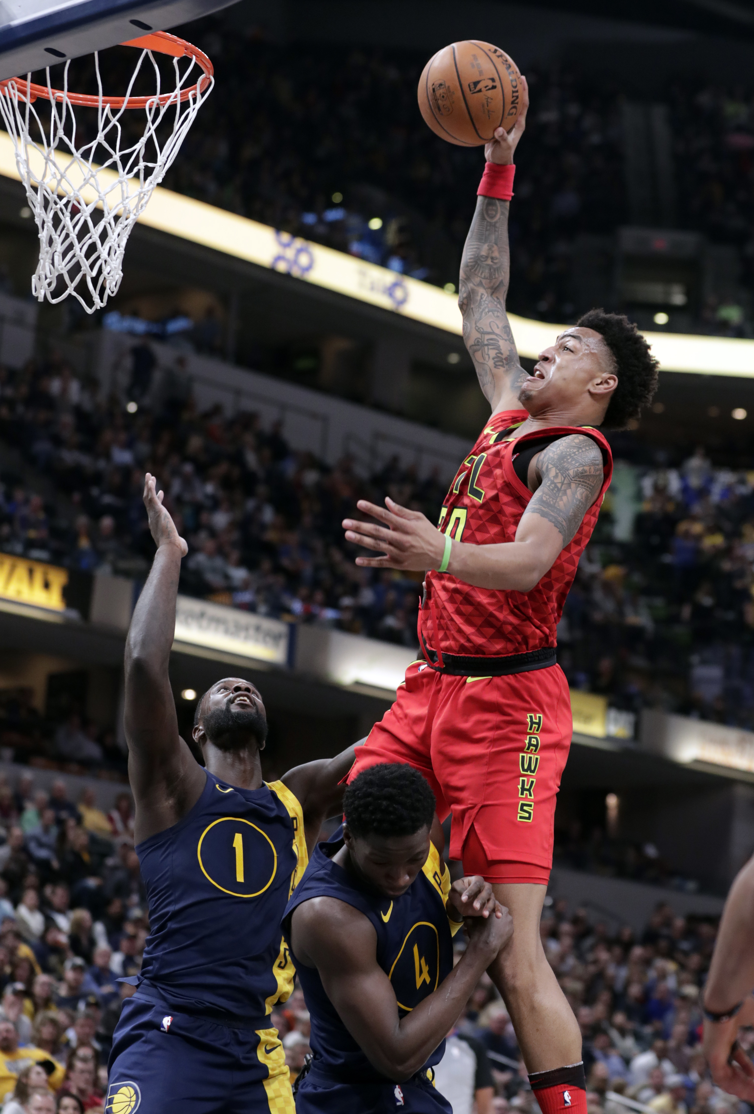 Pacers rout Hawks 116-93, win fourth straight game