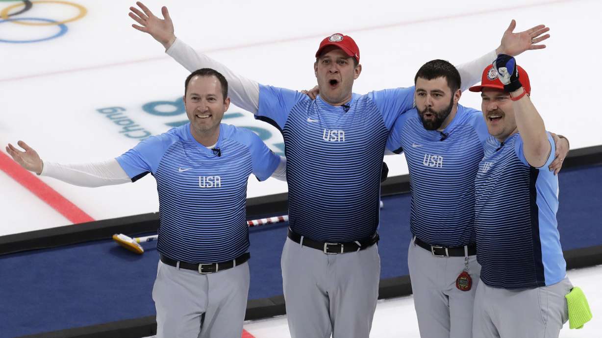 American men win Olympic curling gold, beat Sweden 10-7