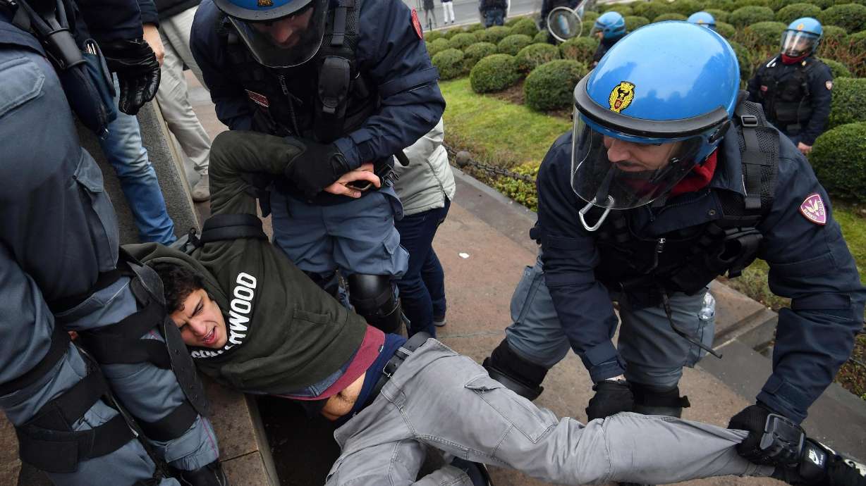 Italians stage protests in violence-marred election campaign