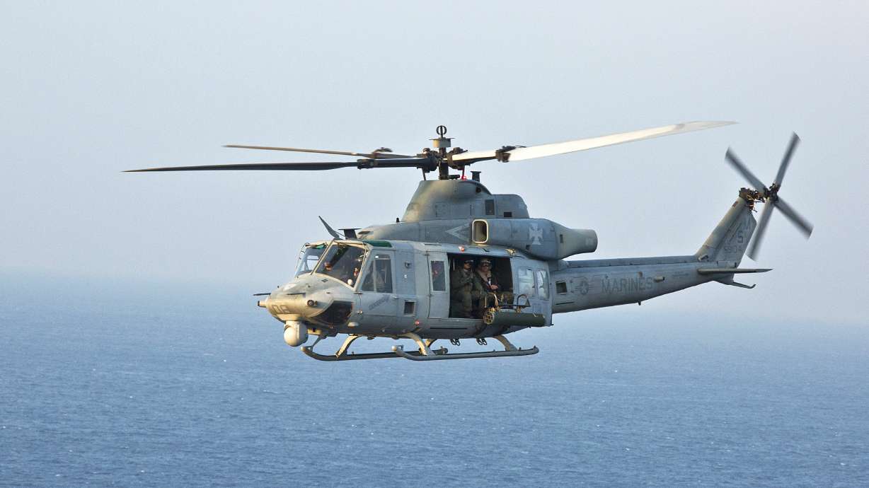 US sailor hit by helicopter blade dies