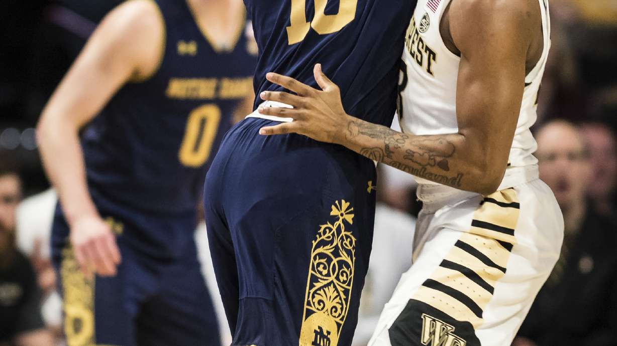Farrell's deep 3 propels Irish past Wake Forest 74-71