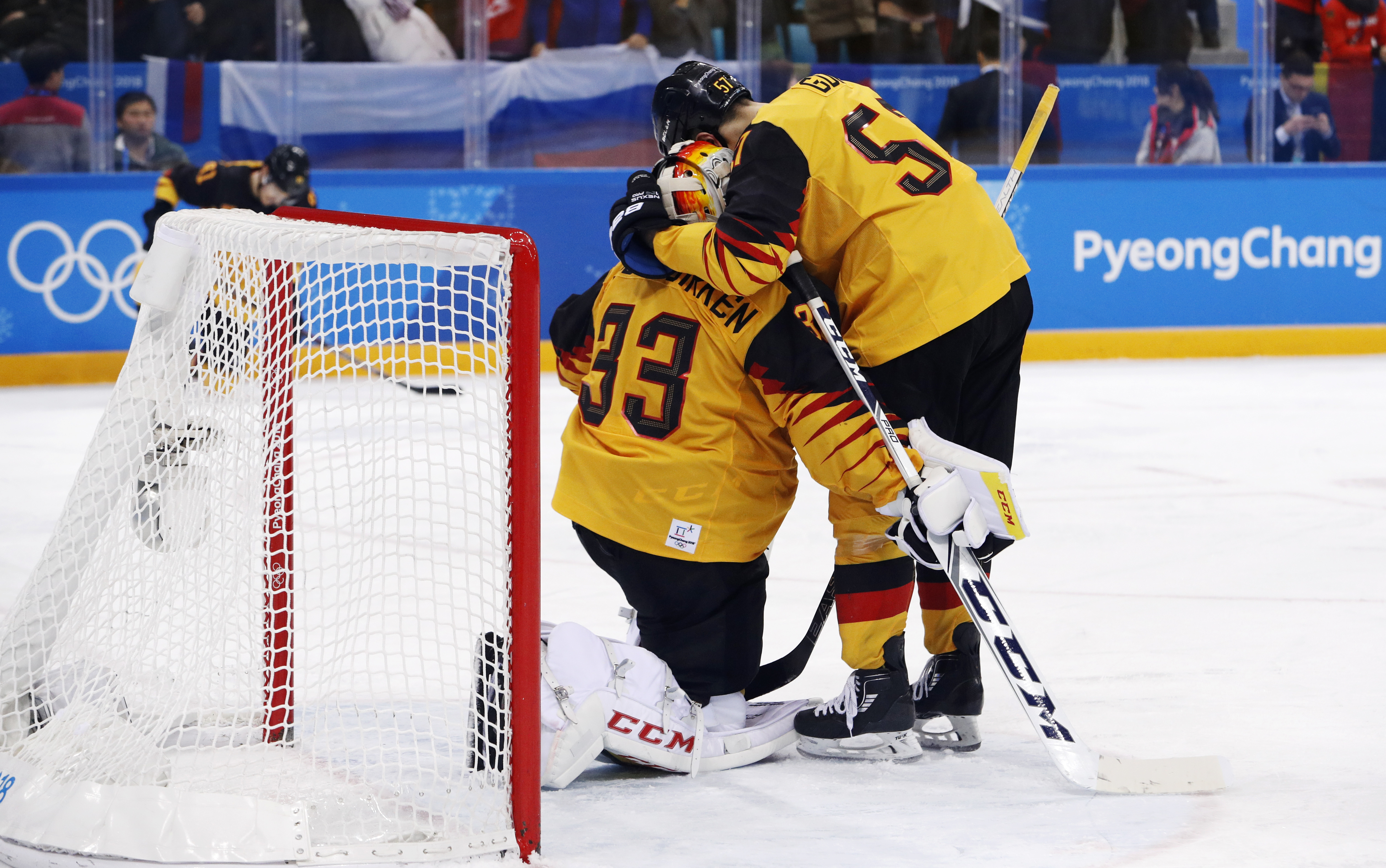Germans dejected after coming so close to gold medal