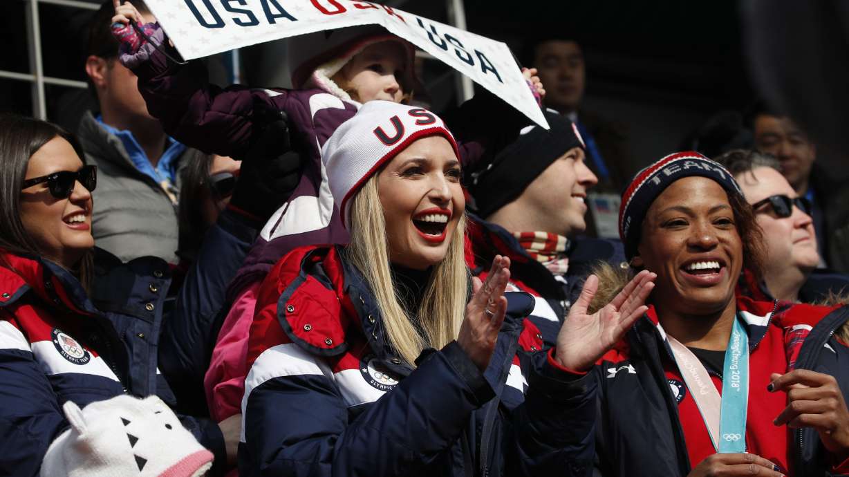 AP PHOTOS: Highlights of Day 16 at the Pyeongchang Olympics