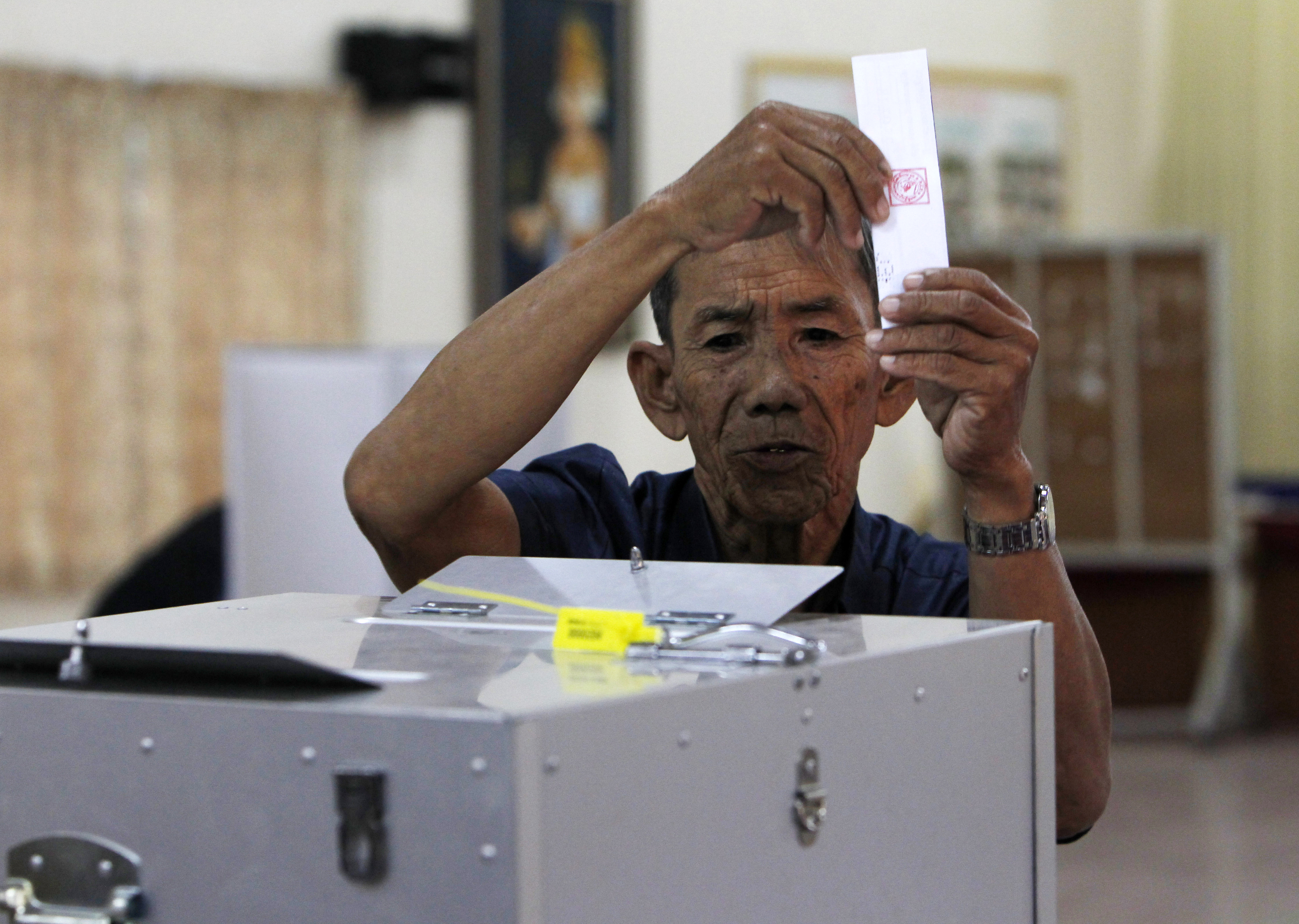 Cambodia's ruling party claims sweeping win in Senate vote