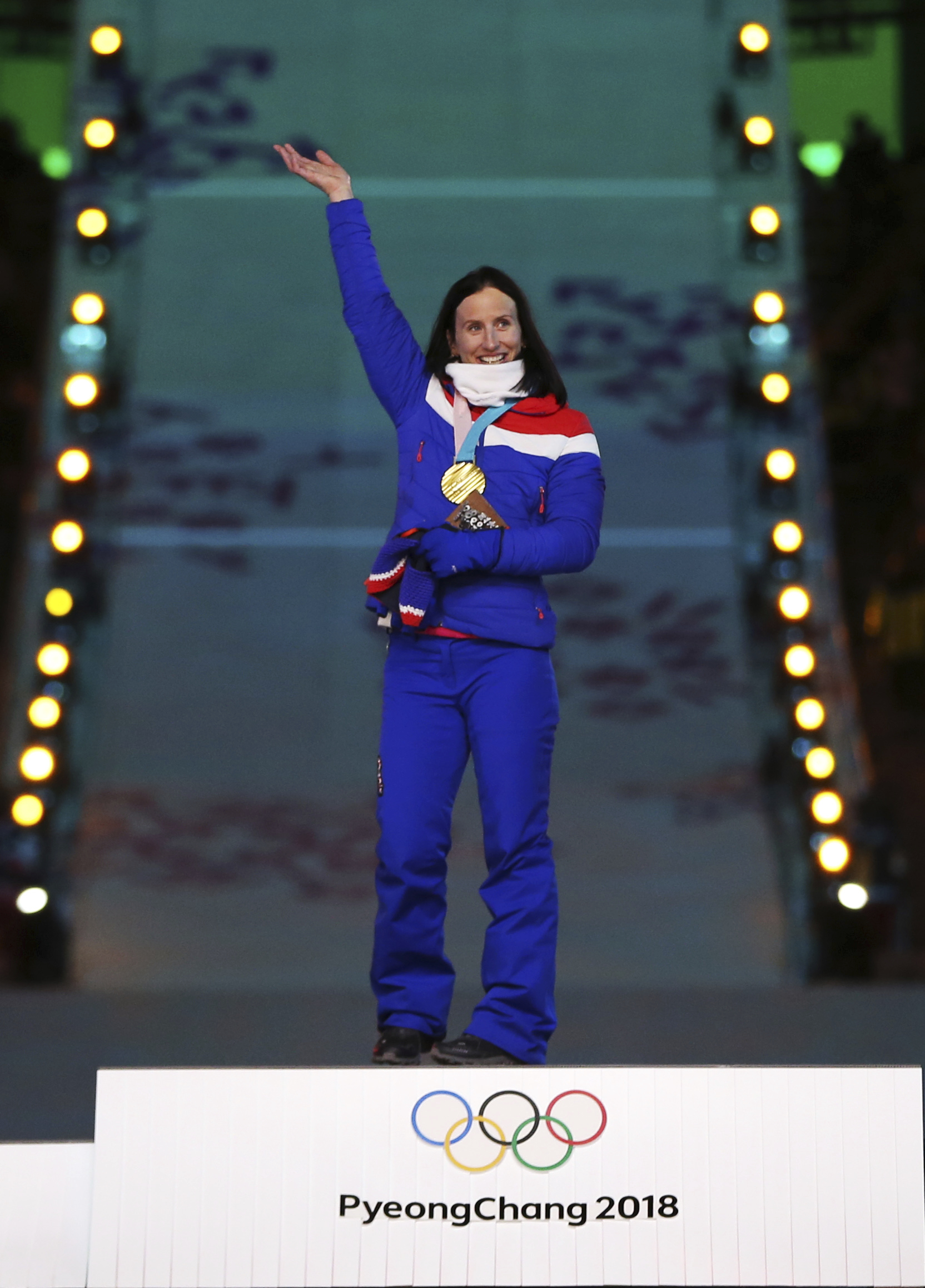 Covering a party, not politics, in last night in Pyeongchang