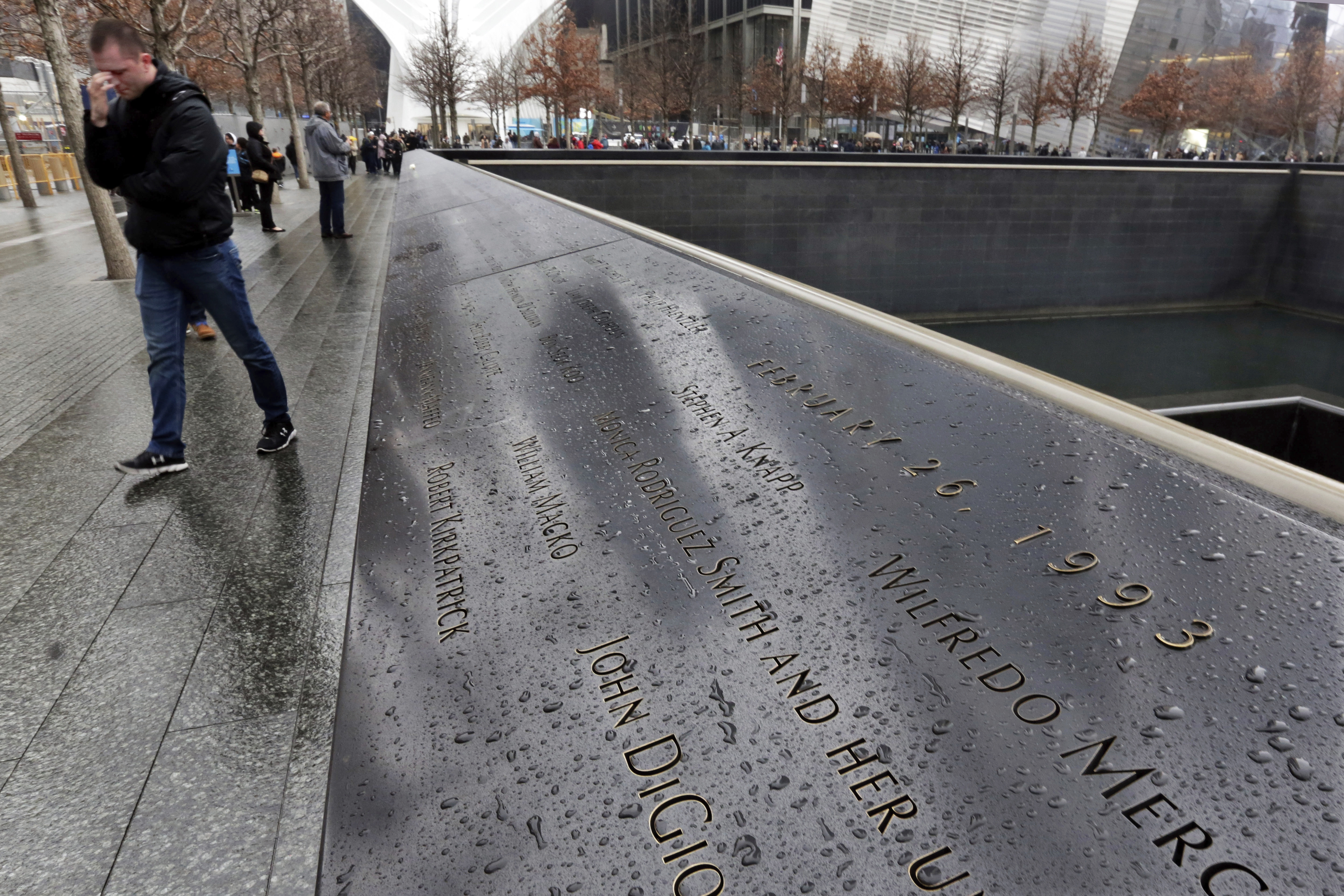 The Latest: Moment of silence marks WTC bombing anniversary