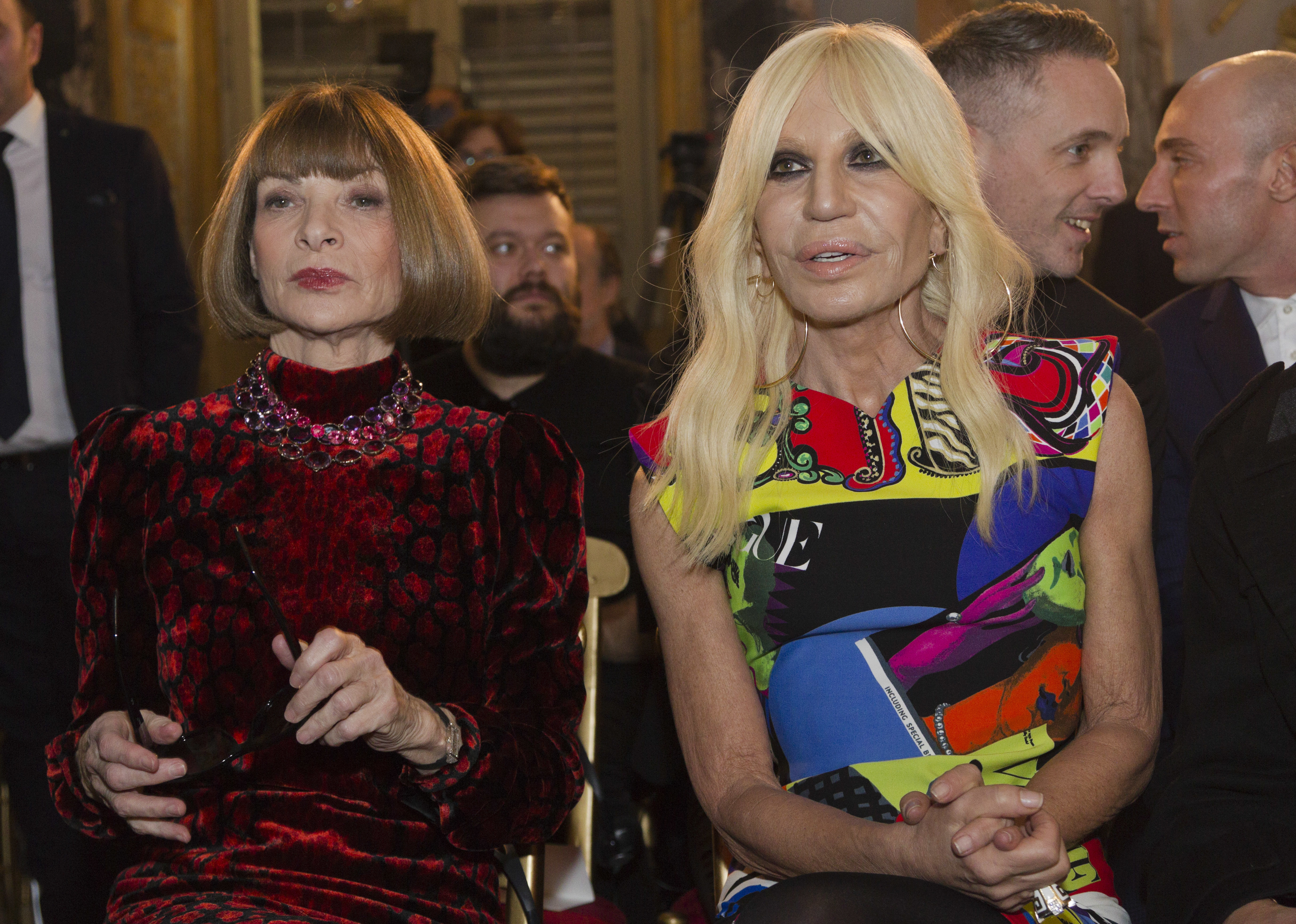 Anna Wintour's front row with royalty, Hollywood and real