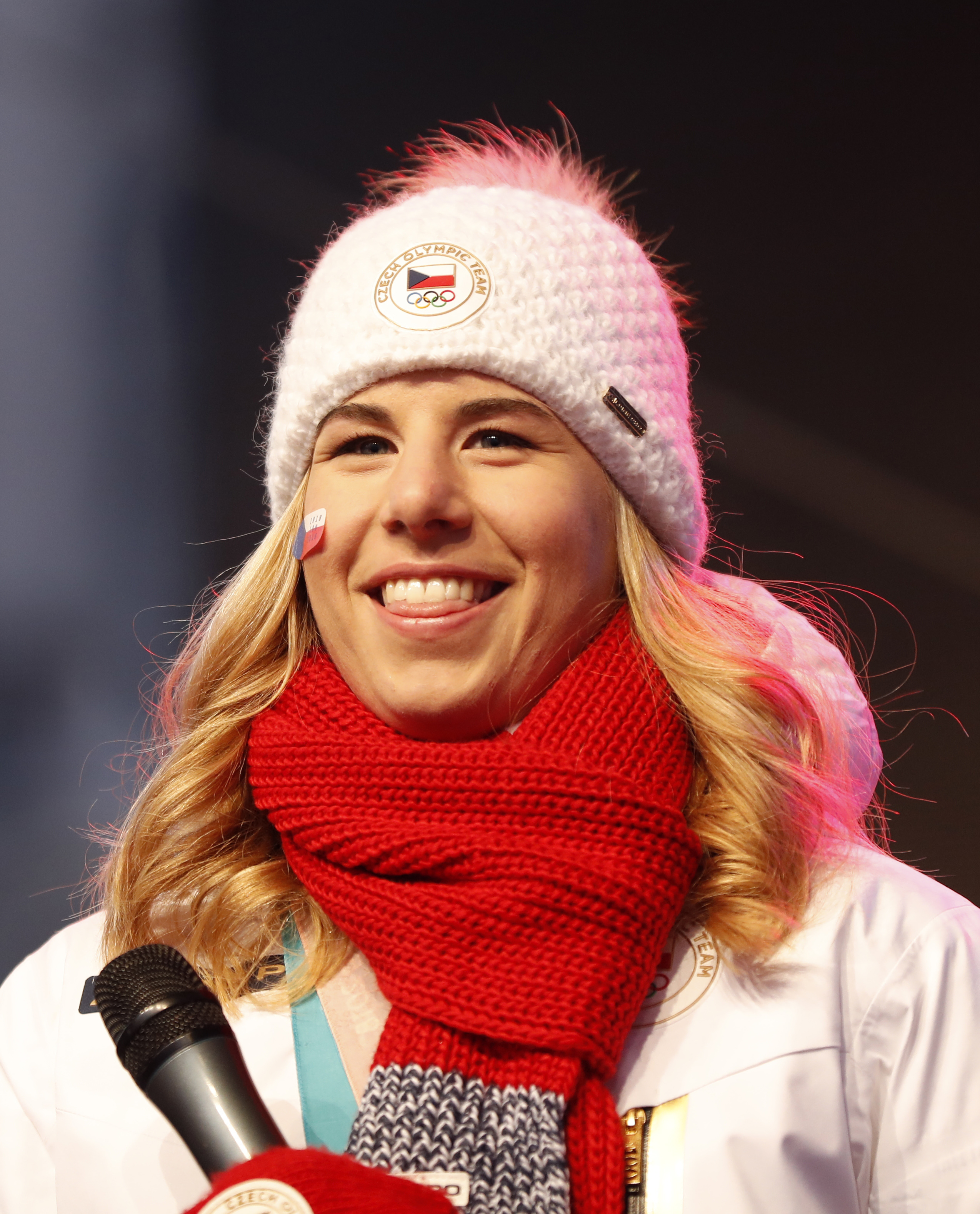 Winter Olympian Ledecka receives hero's welcome in Prague