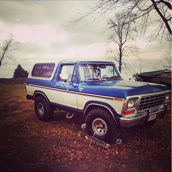 1978 Ford Bronco, Instagram user @dillonspencer73
