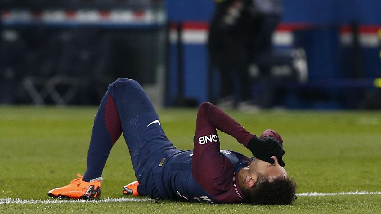 PSG's Neymar has broken right foot and sprained ankle