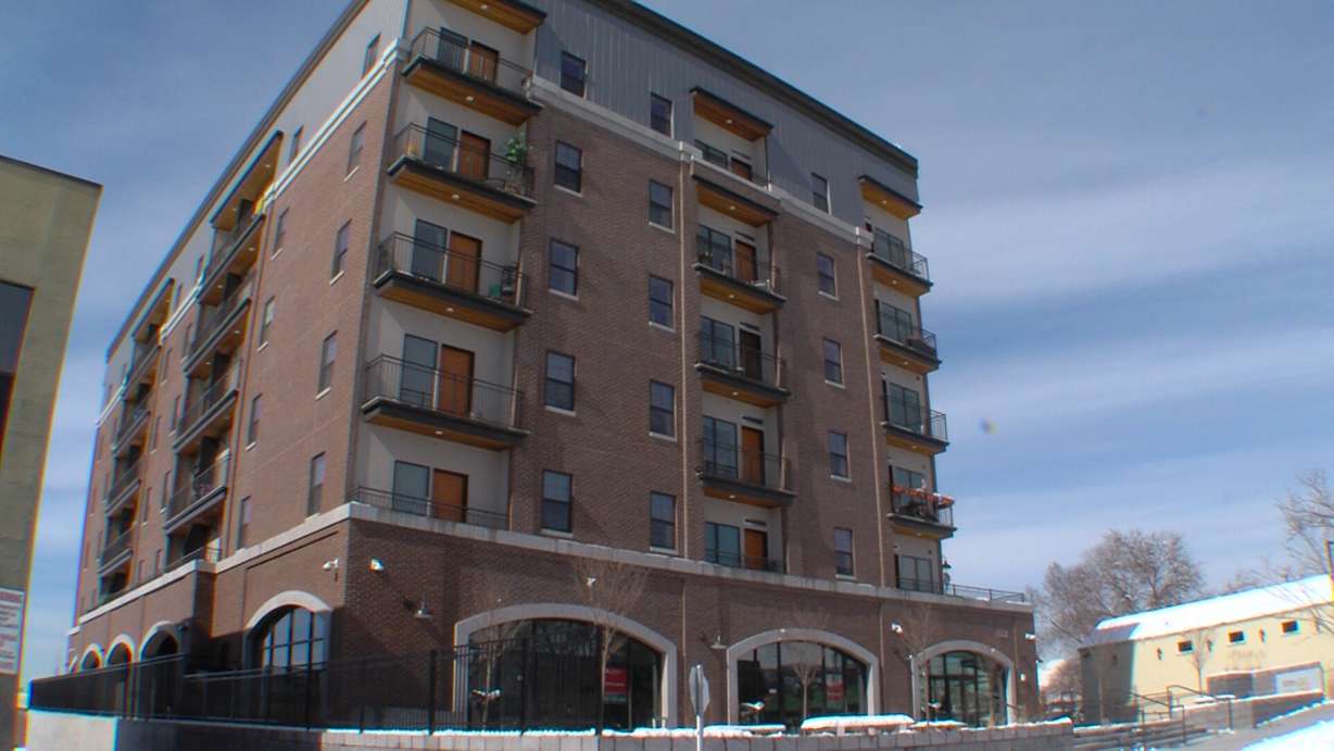 The 9th East Lofts in Salt Lake City is a mixed-income complex. Fourteen apartments charge the market rate, and the other 58 units charge based on a person's take-home pay. (Photo: KSL TV)