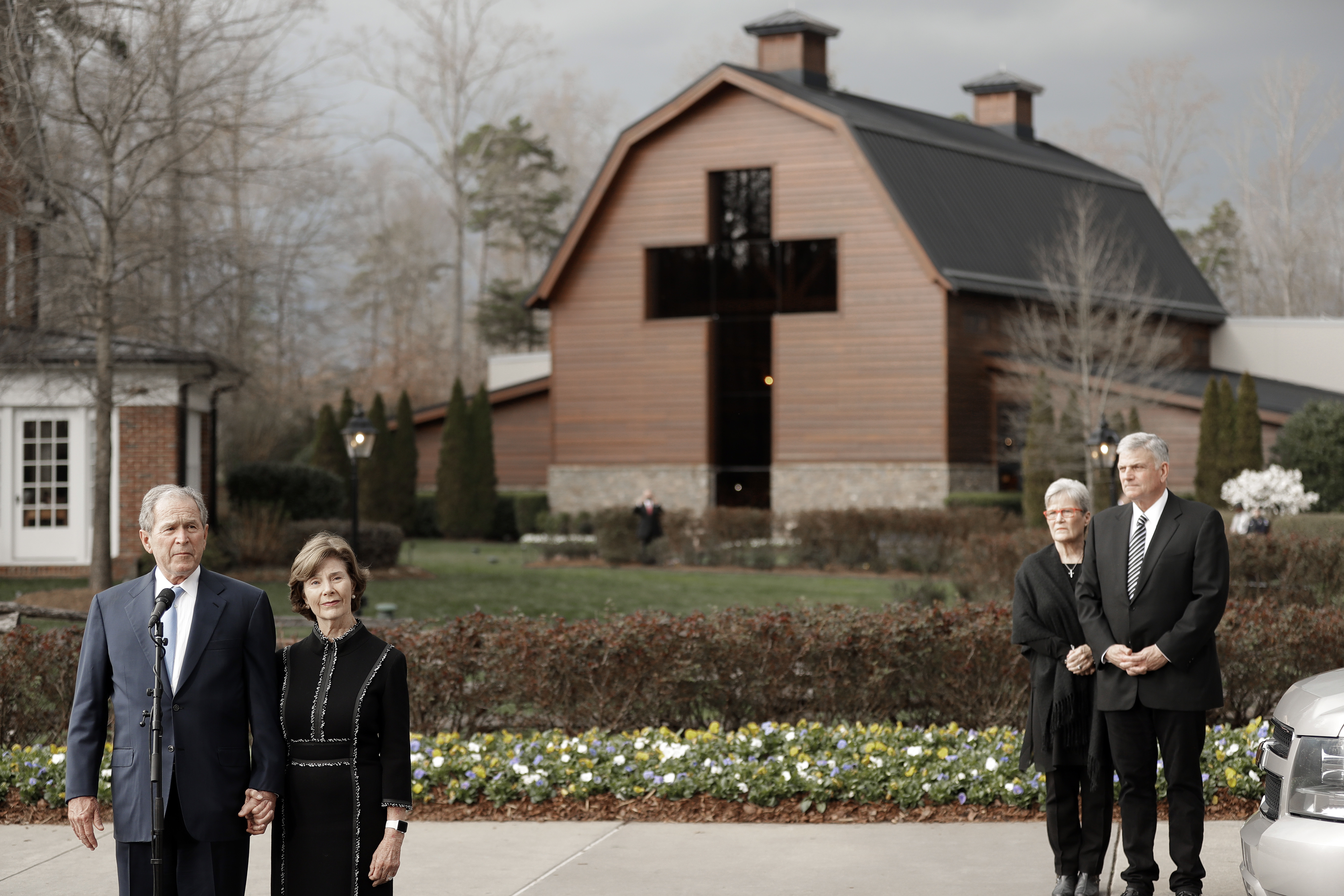 The Latest: Bill Clinton says he is grateful for Graham