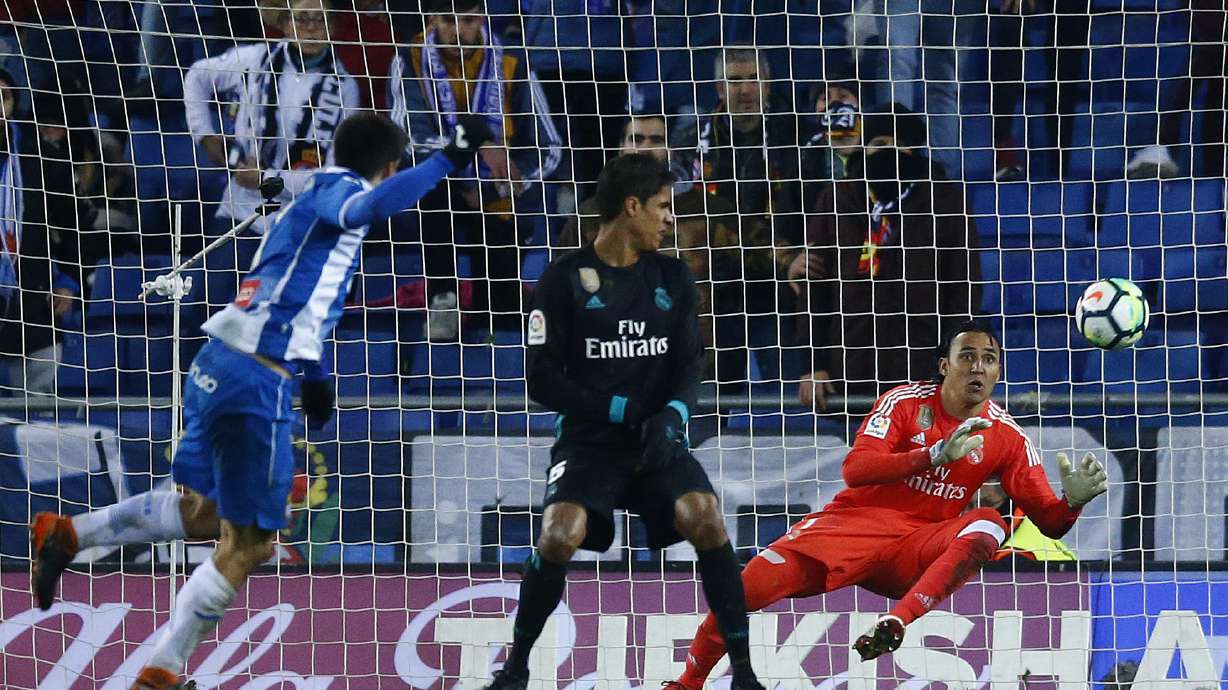 Without Ronaldo, Madrid loses to Espanyol in Spanish league