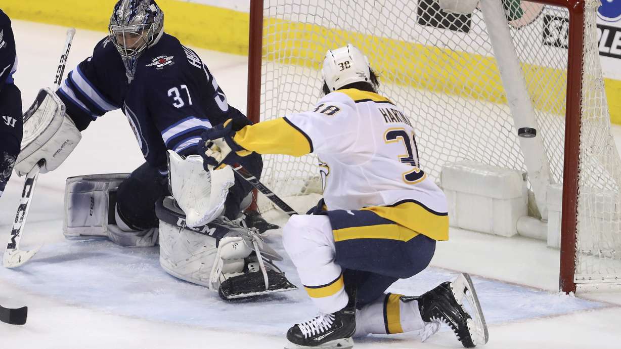 Hartman scores winner in Preds debut, 6-5 victory over Jets