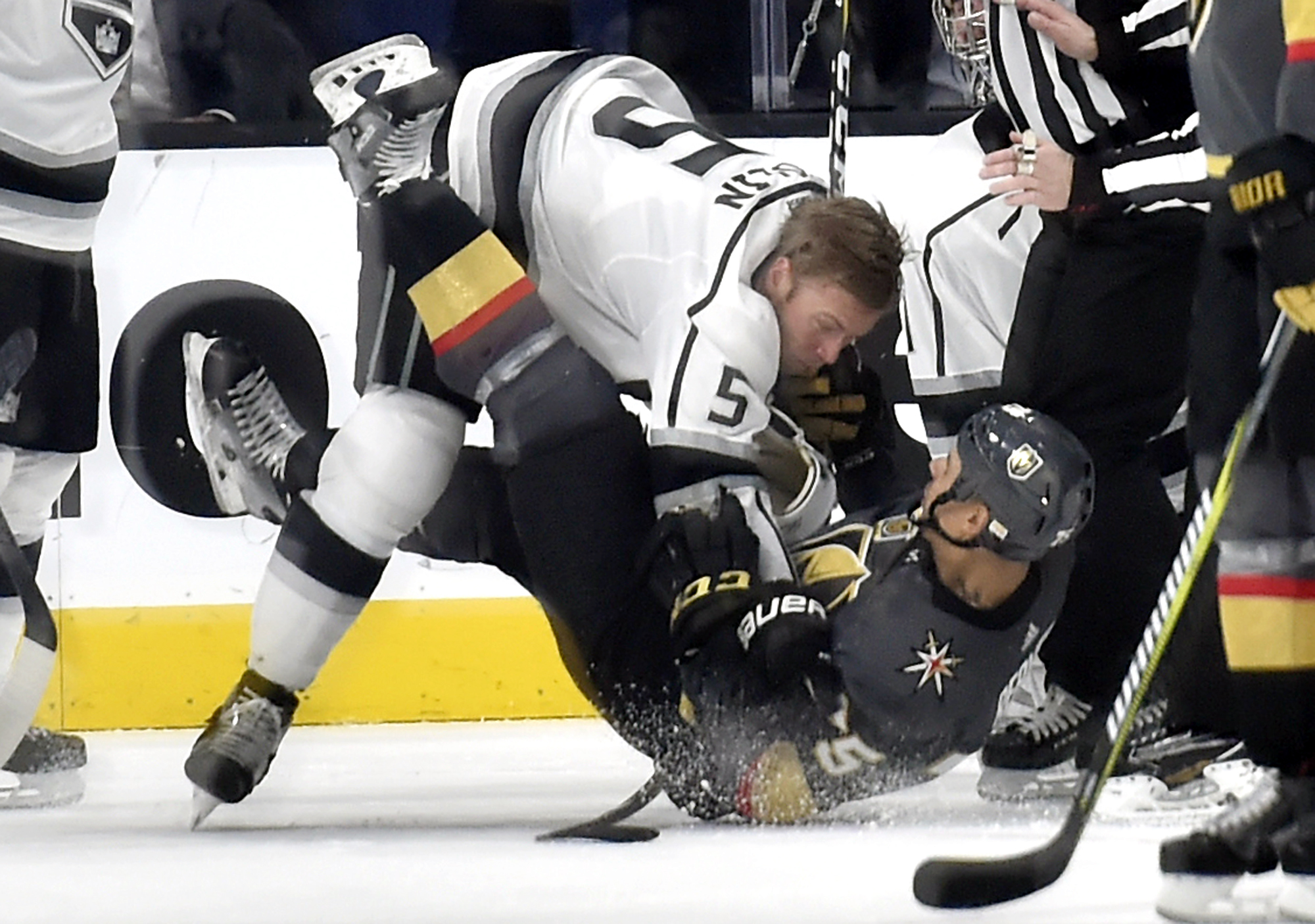Campbell stops 41 shots in 2nd start, Kings beat Vegas 4-1