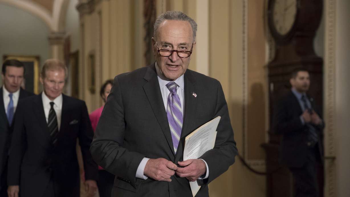 The Latest: Democrat pleased with Trump support on gun laws