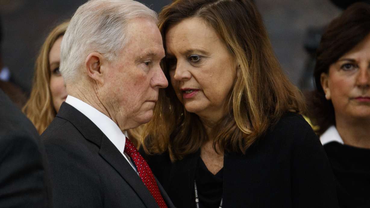 The Latest: Sessions pushes back against Trump tweet