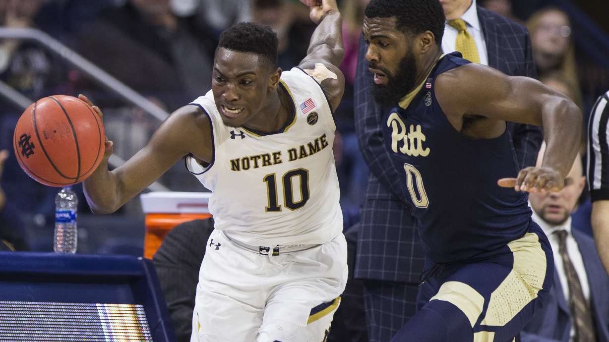 Colson's return lifts Irish over Pitt 73-56