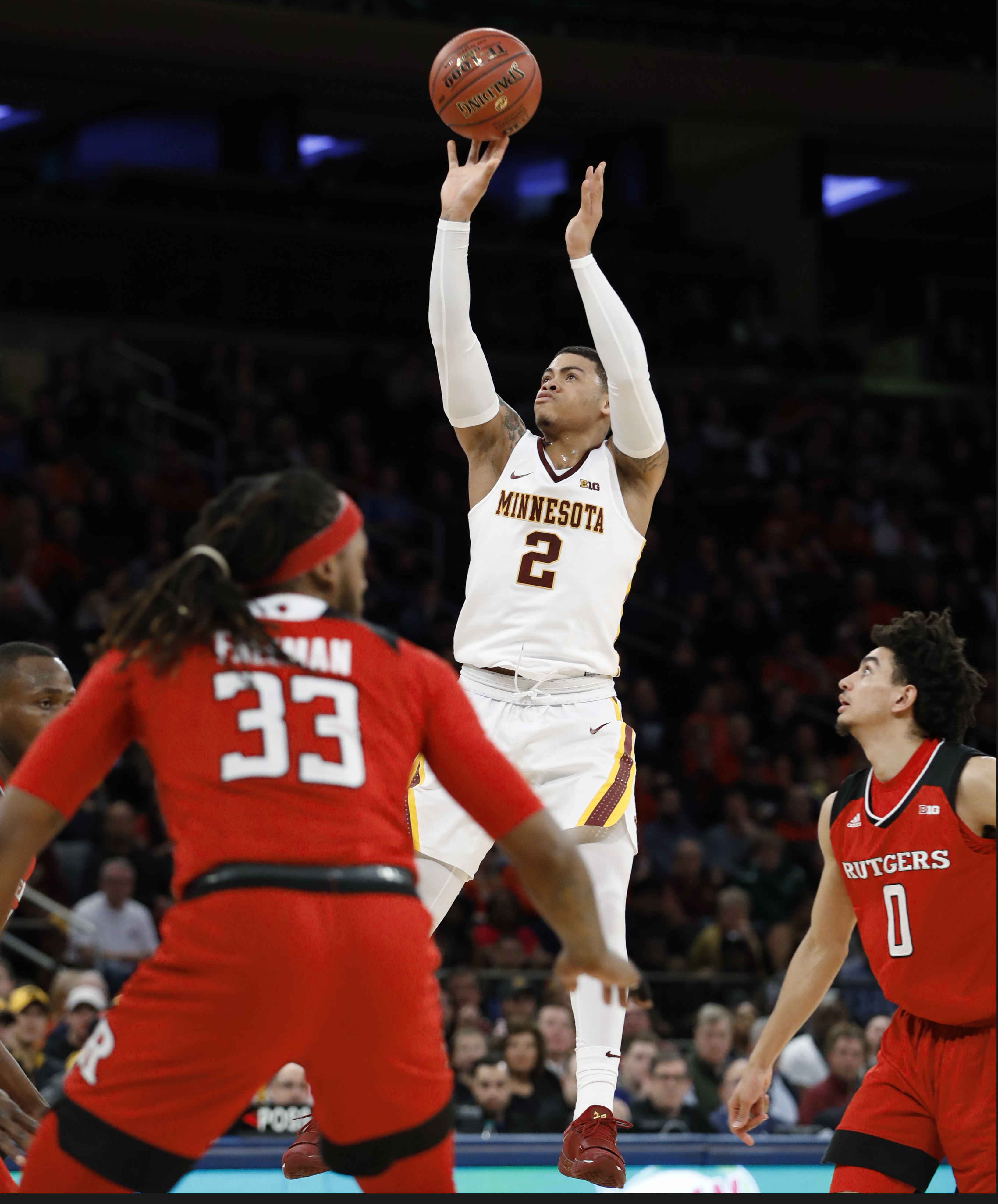 Rutgers beats Minnesota 65-54 to advance in Big Ten at MSG