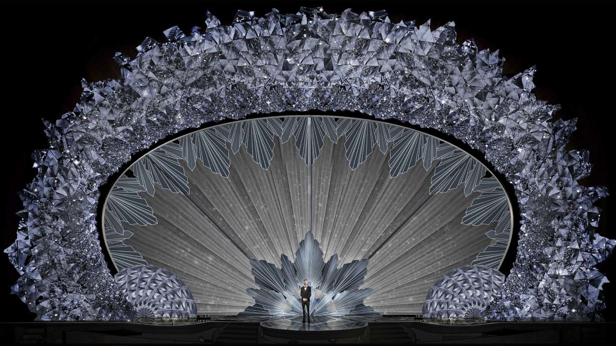 Sunday's Oscar stage features 45 million Swarovski crystals