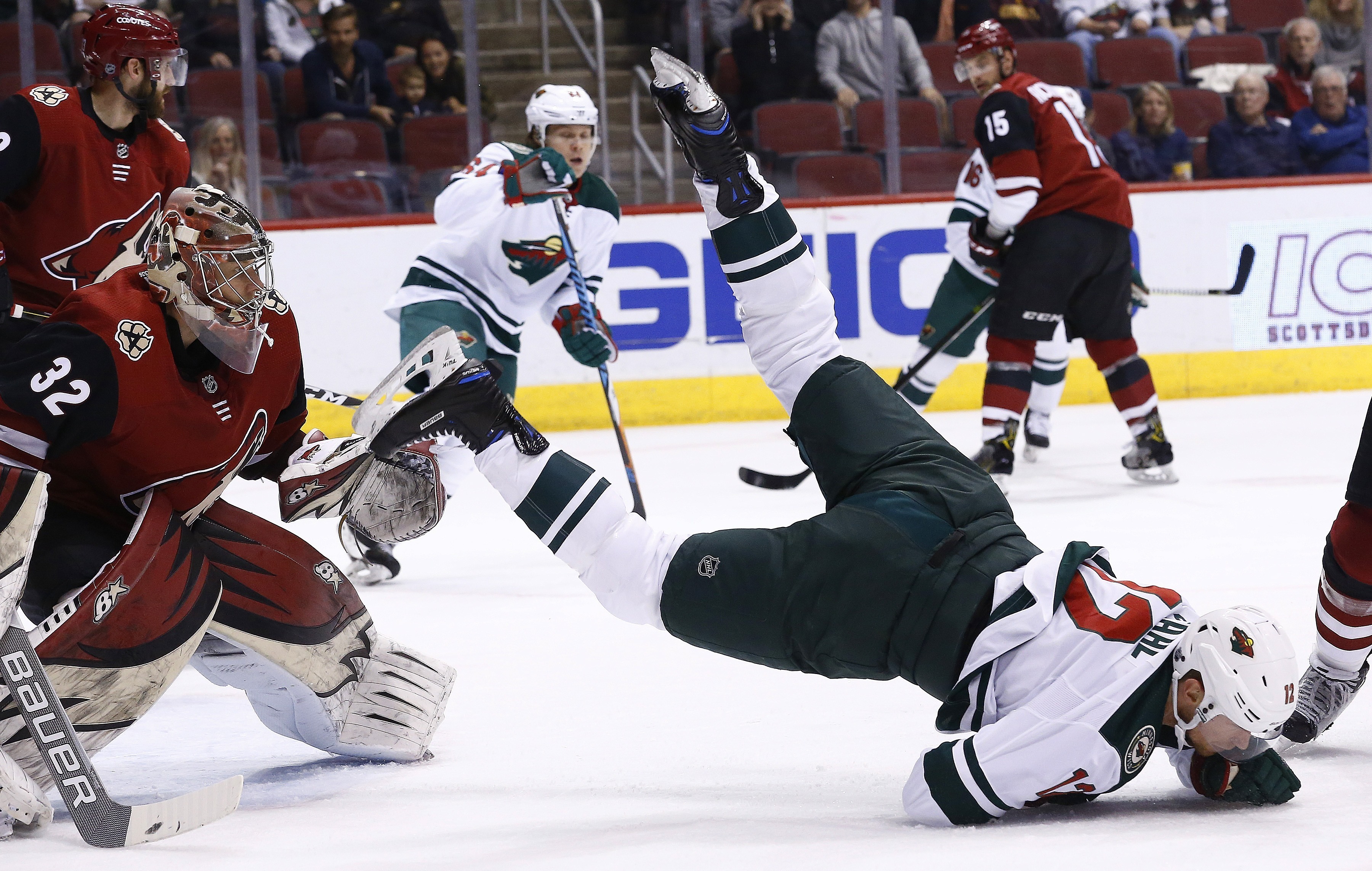 Coyotes end Wild's 5-game winning streak with 5-3 victory