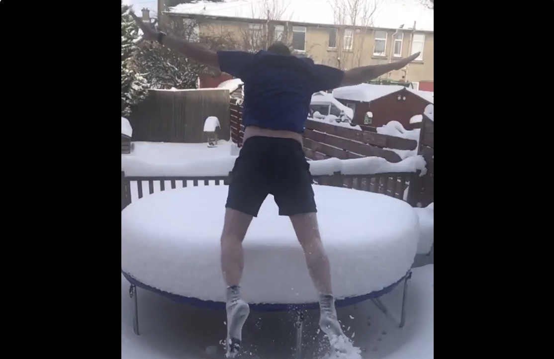 Have You Seen This? Epic slow-mo snow jump