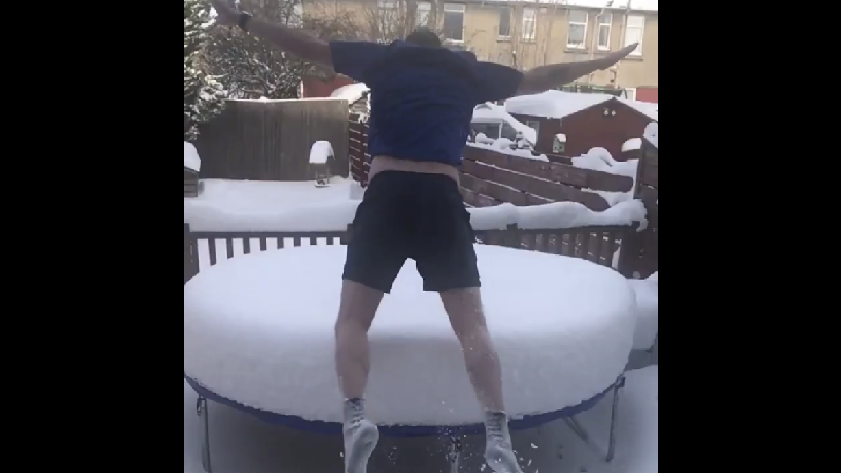 Have You Seen This? Epic slow-mo snow jump
