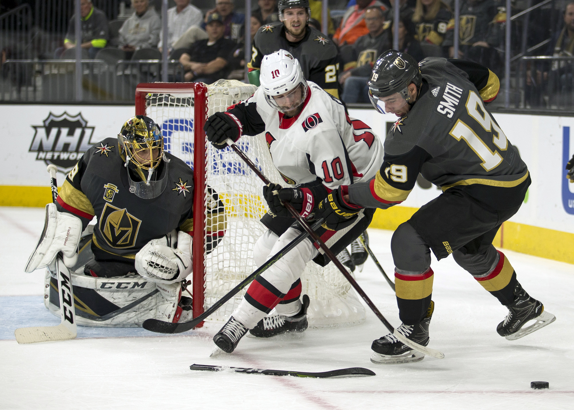 Burrows scores in 3rd, Senators hold off Golden Knights