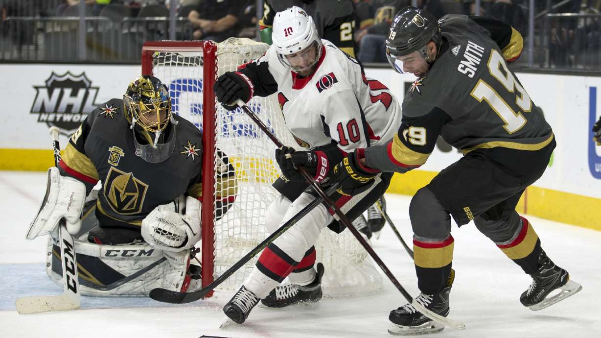 Burrows scores in 3rd, Senators hold off Golden Knights