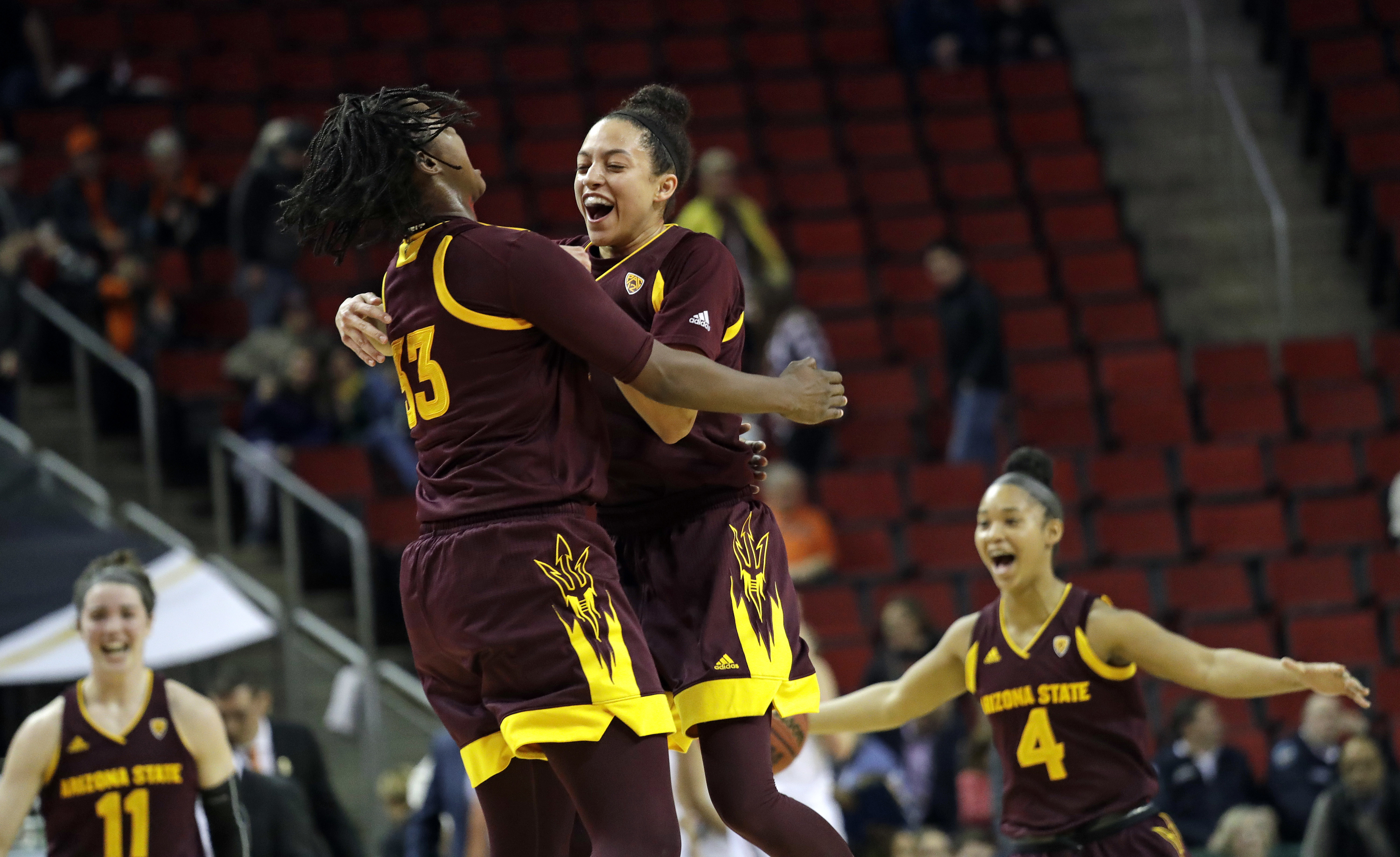 Arizona State women beat No. 10 Oregon St in Pac-12 tourney