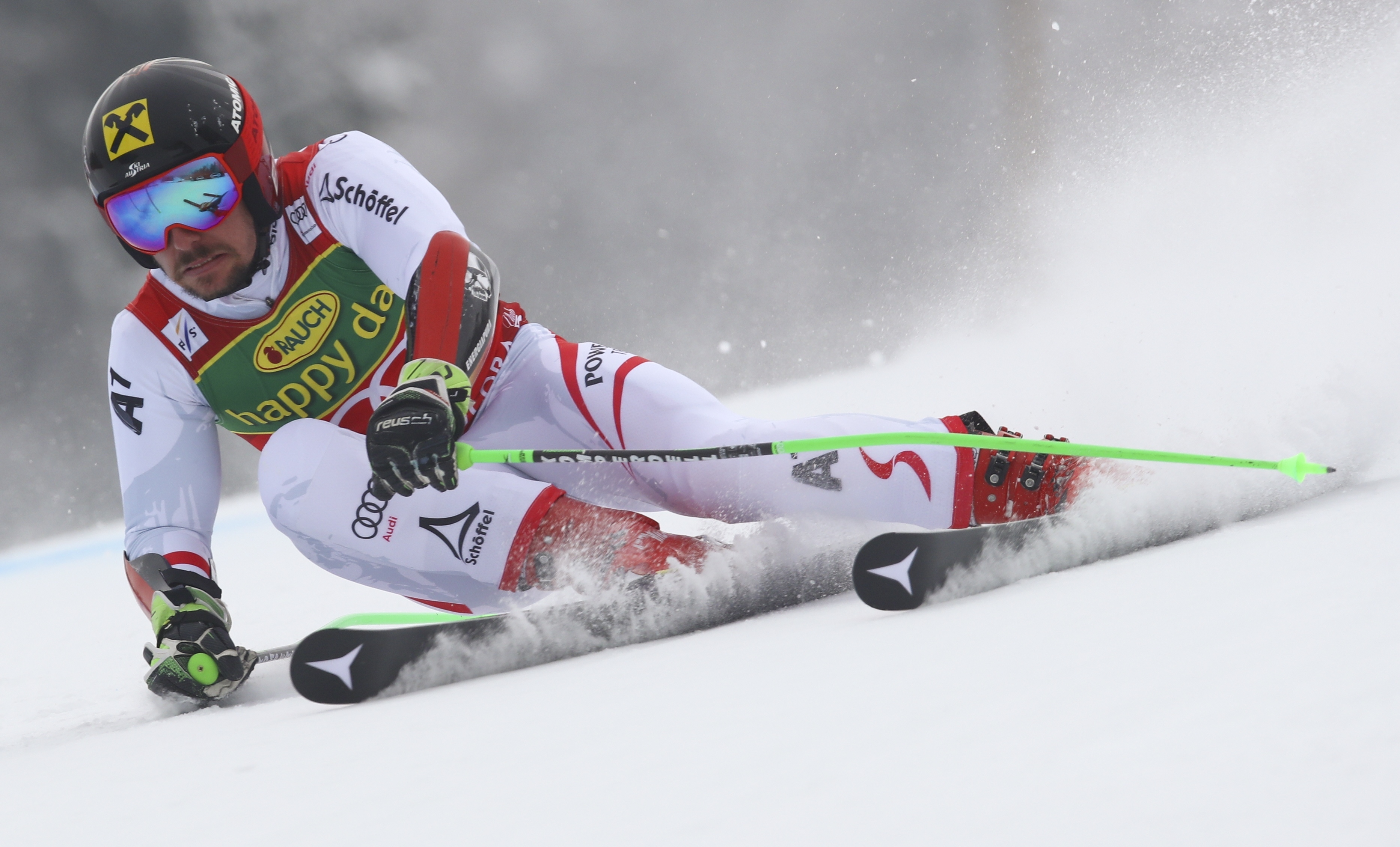 Hirscher locks up World Cup GS title with race to spare