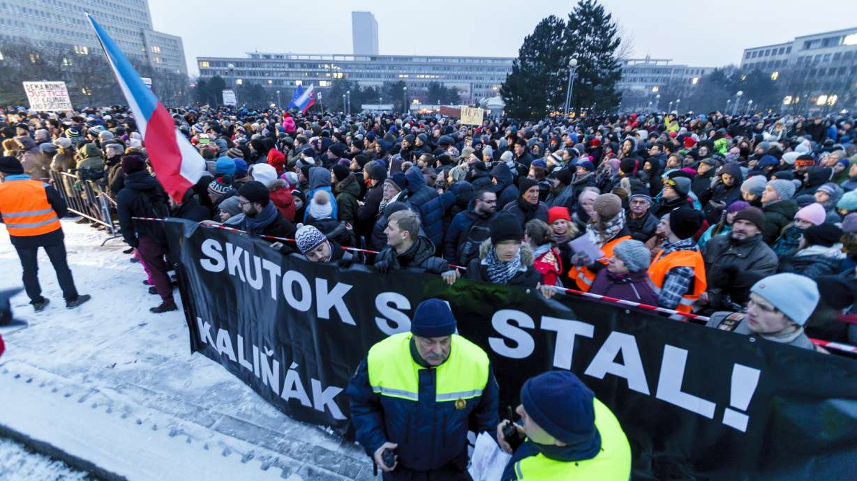 Slovakia pays final farewell to slain journalist Jan Kuciak