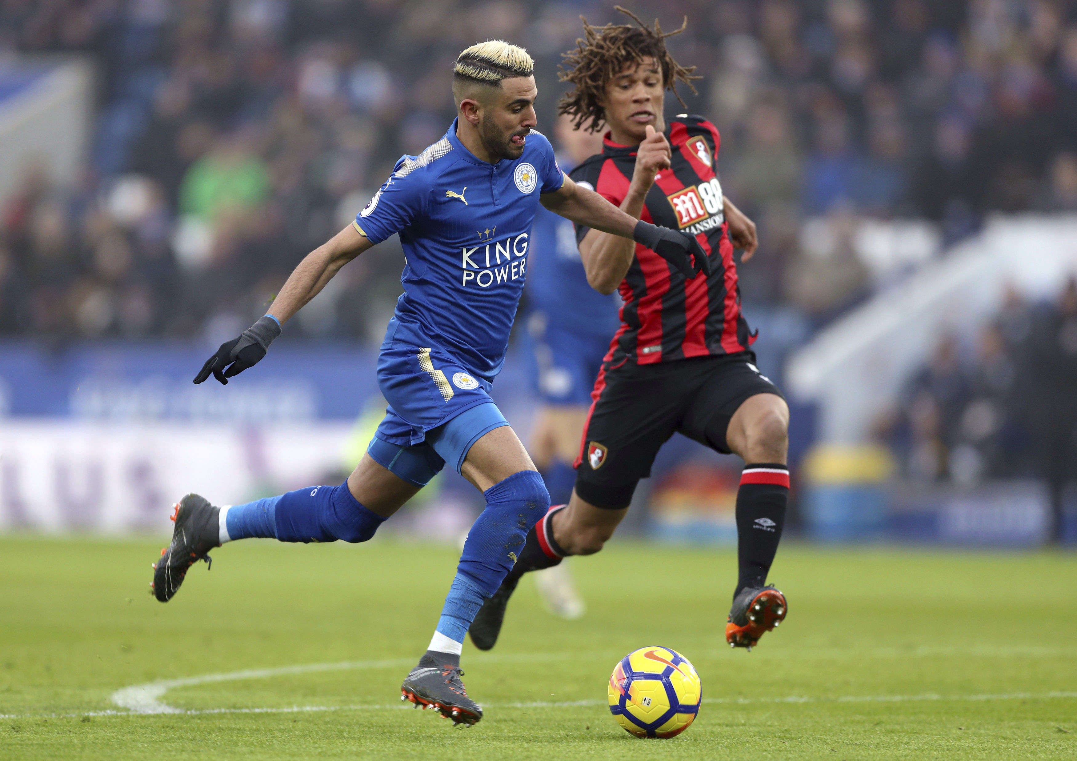 Mahrez snatches late equalizer for Leicester vs Bournemouth