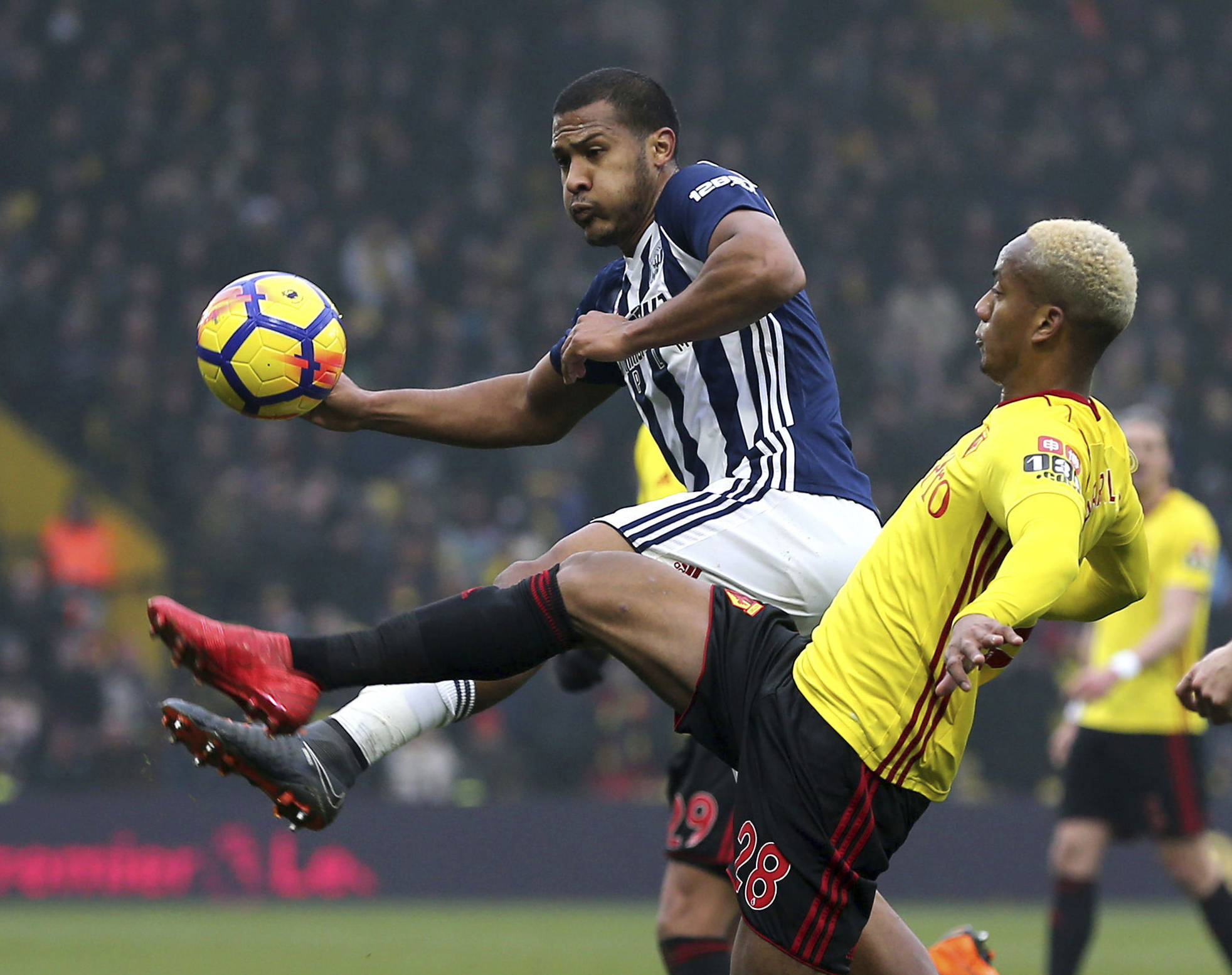 Watford's Deeney piles on agony for bottom club West Brom