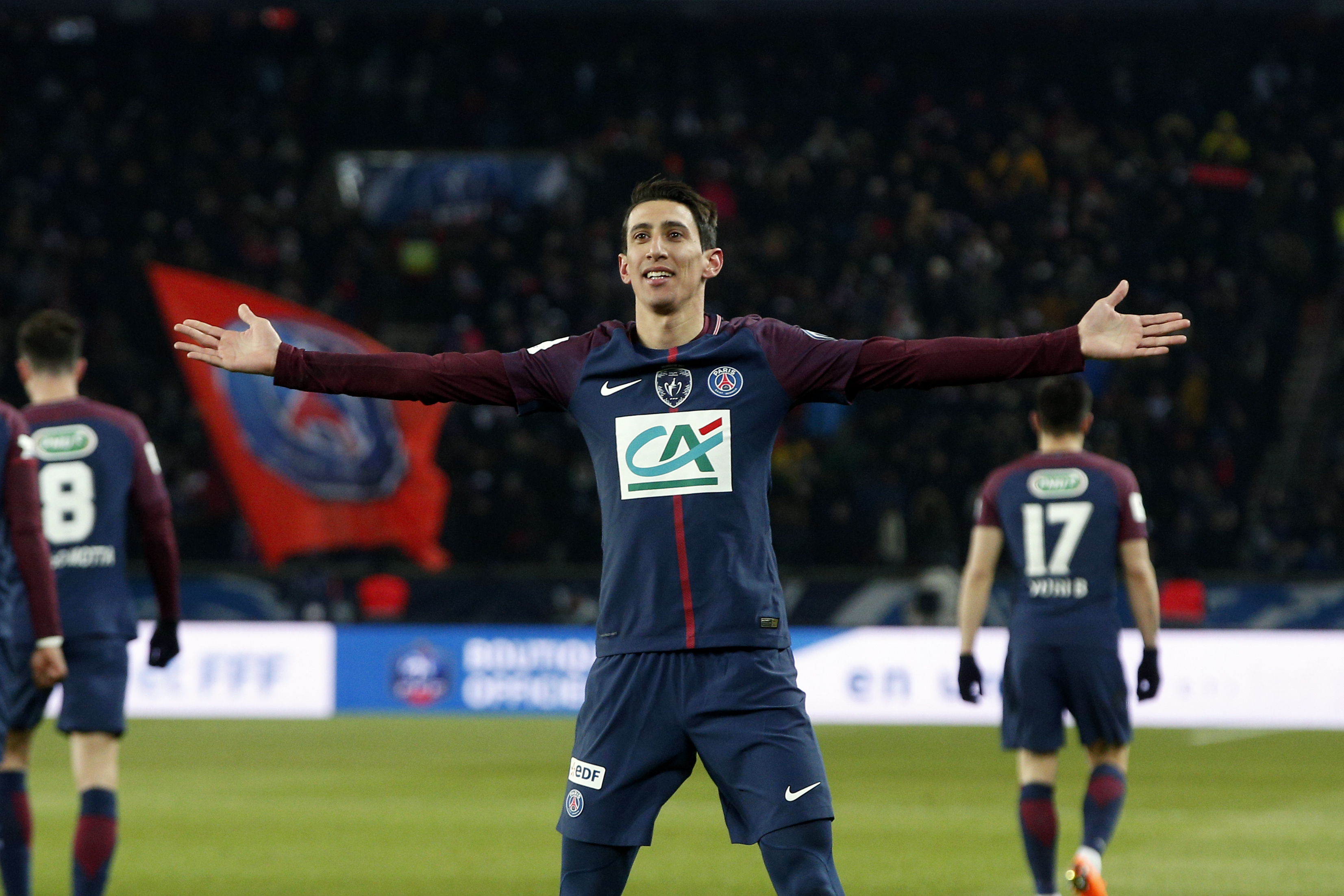 Di Maria scores and George Weah's son makes debut in PSG win