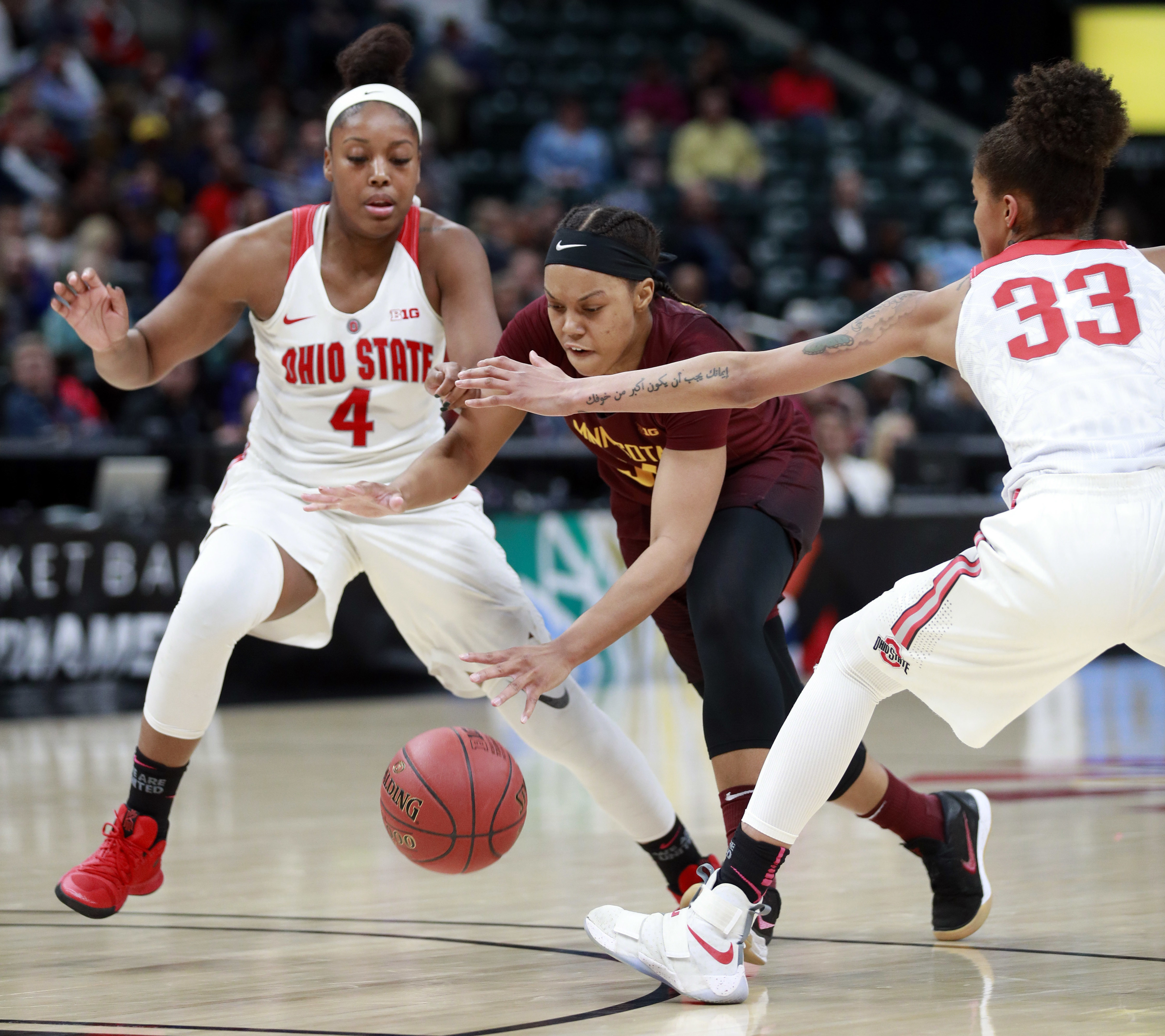 No. 13 Buckeye women edge Gophers 90-88 in Big 10 semis