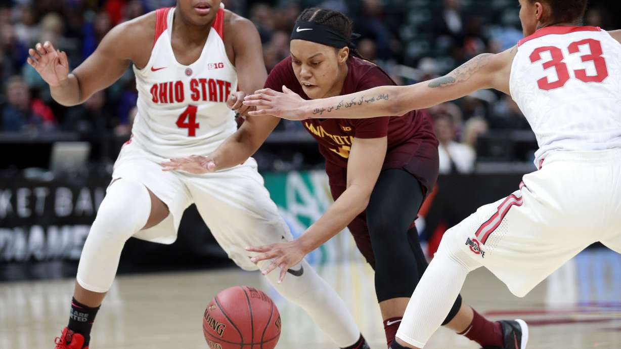 No. 13 Buckeye women edge Gophers 90-88 in Big 10 semis