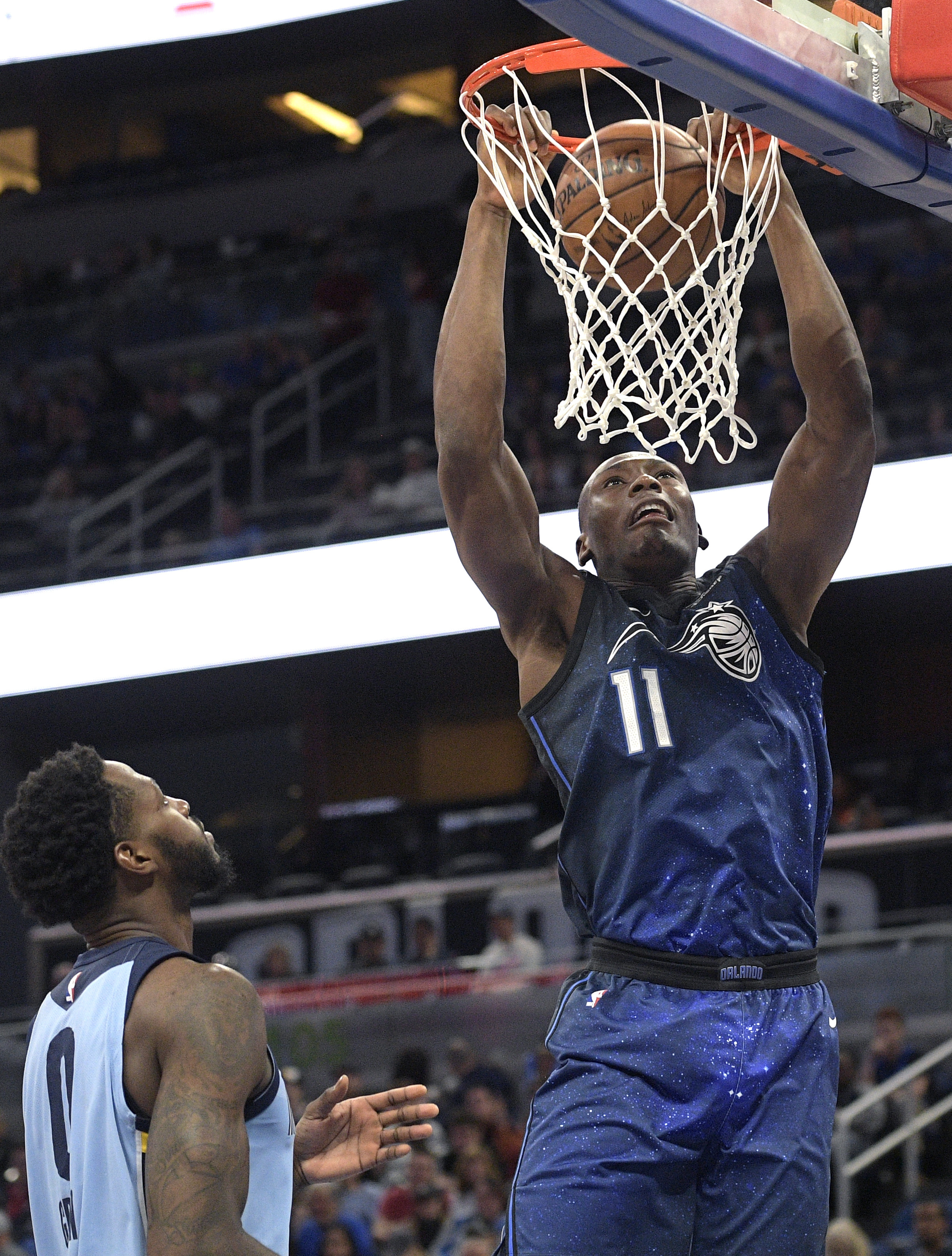 Magic stretch Grizzlies' losing streak to 13 games, 107-100