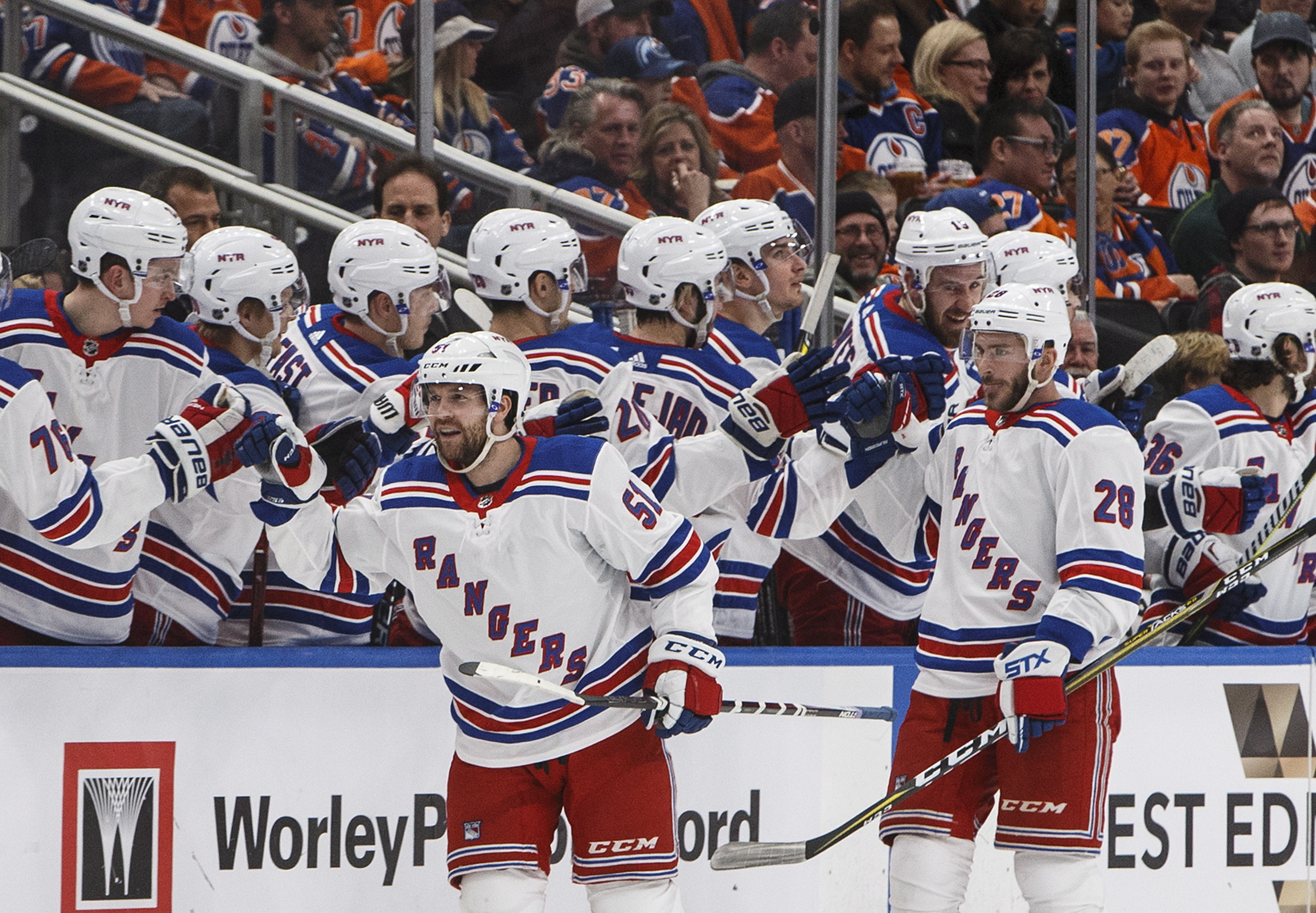 Georgiev gets 1st NHL win, resurgent Rangers beat Oilers 3-2